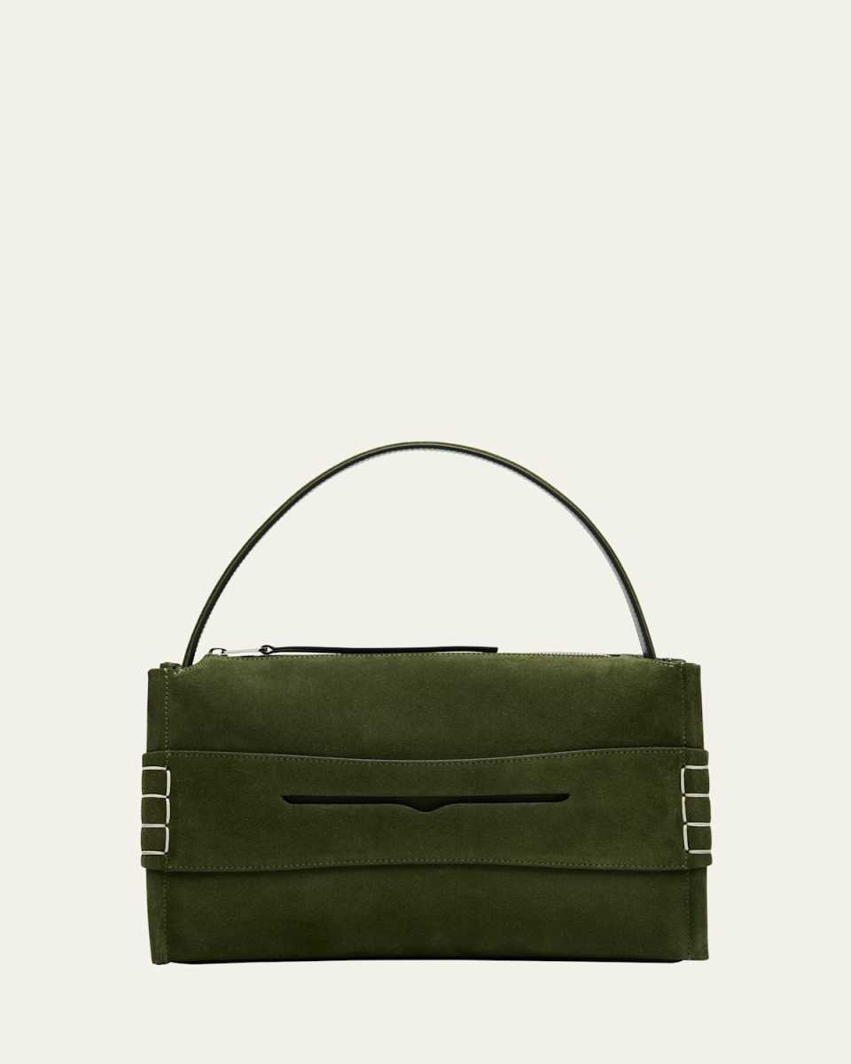 Medium Loafer Suede Crossbody Bag